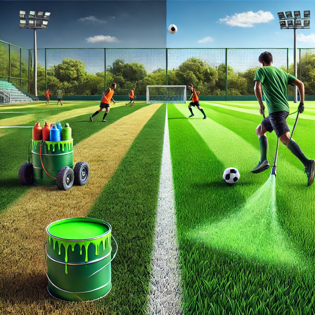 Beneficios de los Colorantes Biodegradables en el Mantenimiento de Campos Deportivos